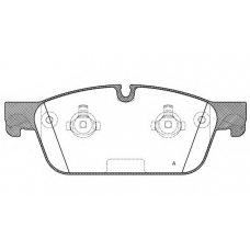 BPA1511.00 OPEN PARTS Комплект тормозных колодок, дисковый тормоз