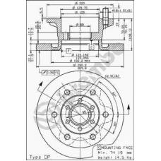 08.5959.10 BREMBO Тормозной диск