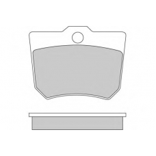 12-5229 E.T.F. Комплект тормозных колодок, дисковый тормоз