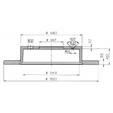 BDC3784 QUINTON HAZELL Тормозной диск