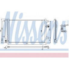 940292 NISSENS Конденсатор, кондиционер