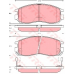 GDB3133 TRW Комплект тормозных колодок, дисковый тормоз