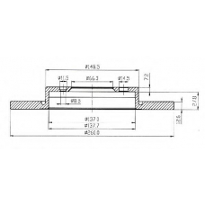 BDC3464 QUINTON HAZELL Тормозной диск