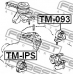 TM-093 FEBEST Подвеска, двигатель