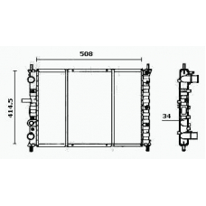 RM0517 EQUAL QUALITY Радиатор, охлаждение двигателя