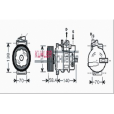 8411731 KUHLER SCHNEIDER Компрессор, кондиционер