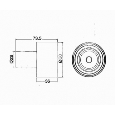 ITB-6109 IPS Parts Устройство для натяжения ремня, ремень грм