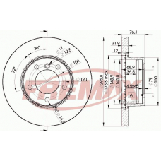 BD-4839-50 FREMAX Тормозной диск