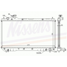 64629A NISSENS Радиатор, охлаждение двигателя