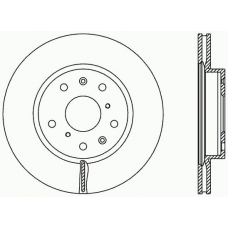 BDA2367.20 OPEN PARTS Тормозной диск