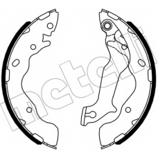 53-0533 METELLI Комплект тормозных колодок