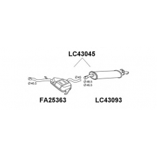 LC43045 VENEPORTE Глушитель выхлопных газов конечный