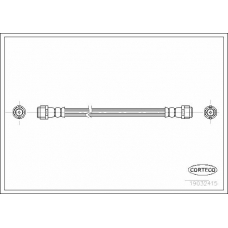 19032415 CORTECO Тормозной шланг
