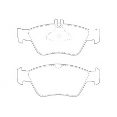 WBP21664A WAGNER LOCKHEED Комплект тормозных колодок, дисковый тормоз