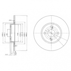 BG3186 DELPHI Тормозной диск