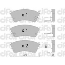 822-168-0 CIFAM Комплект тормозных колодок, дисковый тормоз