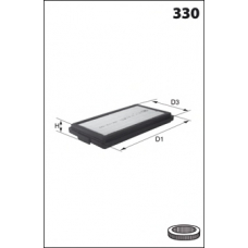 ELP3700 MECAFILTER Воздушный фильтр