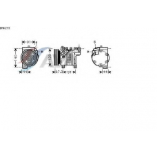 DNK273 AVA Компрессор, кондиционер