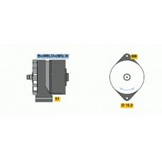 0 120 484 027 BOSCH Генератор