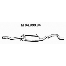 04.899.84 EBERSPACHER Средний глушитель выхлопных газов