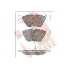 RB1259 R BRAKE Комплект тормозных колодок, дисковый тормоз