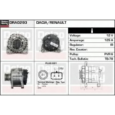 DRA0293 DELCO REMY Генератор