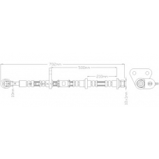 6215 REMKAFLEX Тормозной шланг