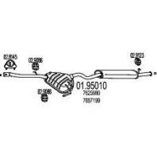 01.95010 MTS Глушитель выхлопных газов конечный
