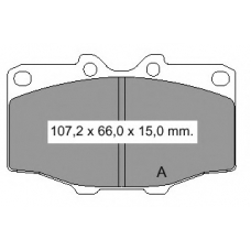 835790 Vema Комплект тормозных колодок, дисковый тормоз