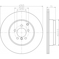 MDC2274 MINTEX Тормозной диск