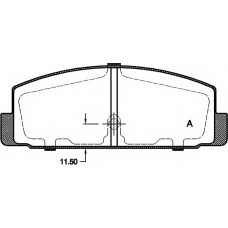 BPA0179.30 OPEN PARTS Комплект тормозных колодок, дисковый тормоз