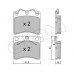 822-163-1 CIFAM Комплект тормозных колодок, дисковый тормоз