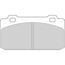 FD6254A NECTO Комплект тормозных колодок, дисковый тормоз