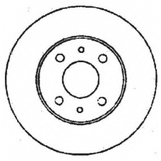 561387BC BENDIX Тормозной диск