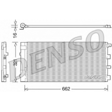 DCN37002 DENSO Конденсатор, кондиционер