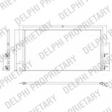 TSP0225640 DELPHI Конденсатор, кондиционер