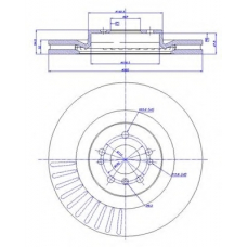 142.1270 CAR Тормозной диск
