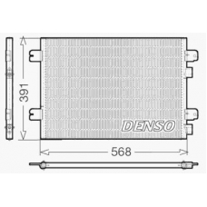 DCN23011 DENSO Конденсатор, кондиционер