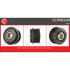 CCP90149 CASCO Ременный шкив, генератор