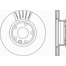 BDA1589.20 OPEN PARTS Тормозной диск