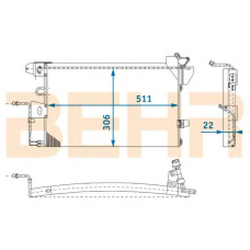 7004106 BEHR Condenser