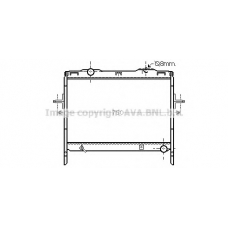 KA2128 AVA Радиатор, охлаждение двигателя
