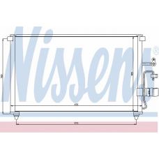 94639 NISSENS Конденсатор, кондиционер