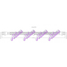 H6655 Brovex-Nelson Тормозной шланг