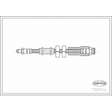 19031192 CORTECO Тормозной шланг