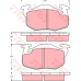 GDB1277 TRW Комплект тормозных колодок, дисковый тормоз