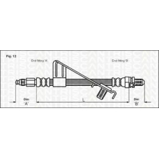 8150 16128 TRISCAN Тормозной шланг