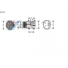 FDAK105 AVA Компрессор, кондиционер