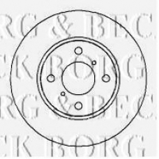 BBD4300 BORG & BECK Тормозной диск