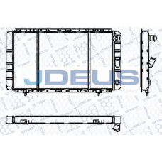 RA0230320 JDEUS Радиатор, охлаждение двигателя